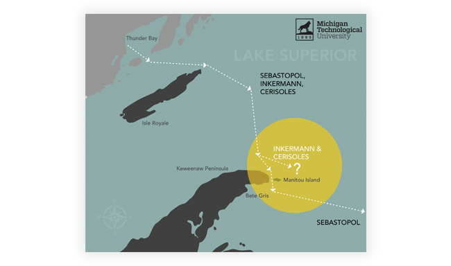 Lake Superior Shipwreck Map Nicole Kelly